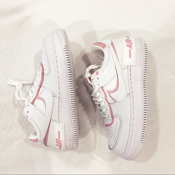 Nike Women Air Force 1 Shadow White Magic Flamingo - Picture 8 of 8